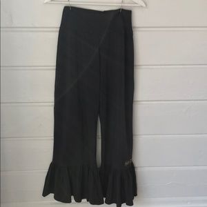 Matilda Jane Charcoal Gray Ruffle Pants